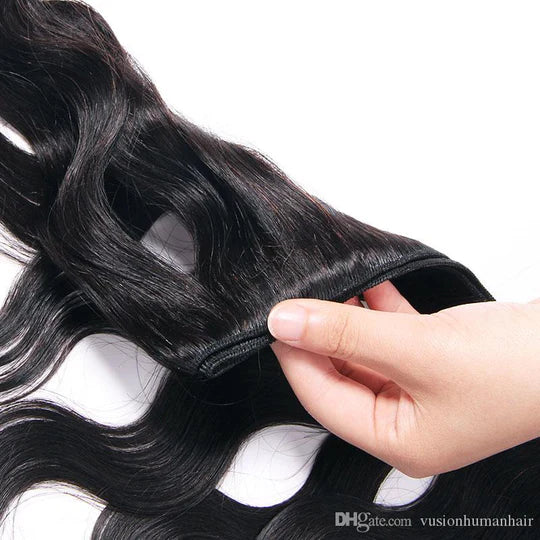 12A Raw Hair Body Wave Natural Black high quality full in end Unprocessed Human Hair Extensions